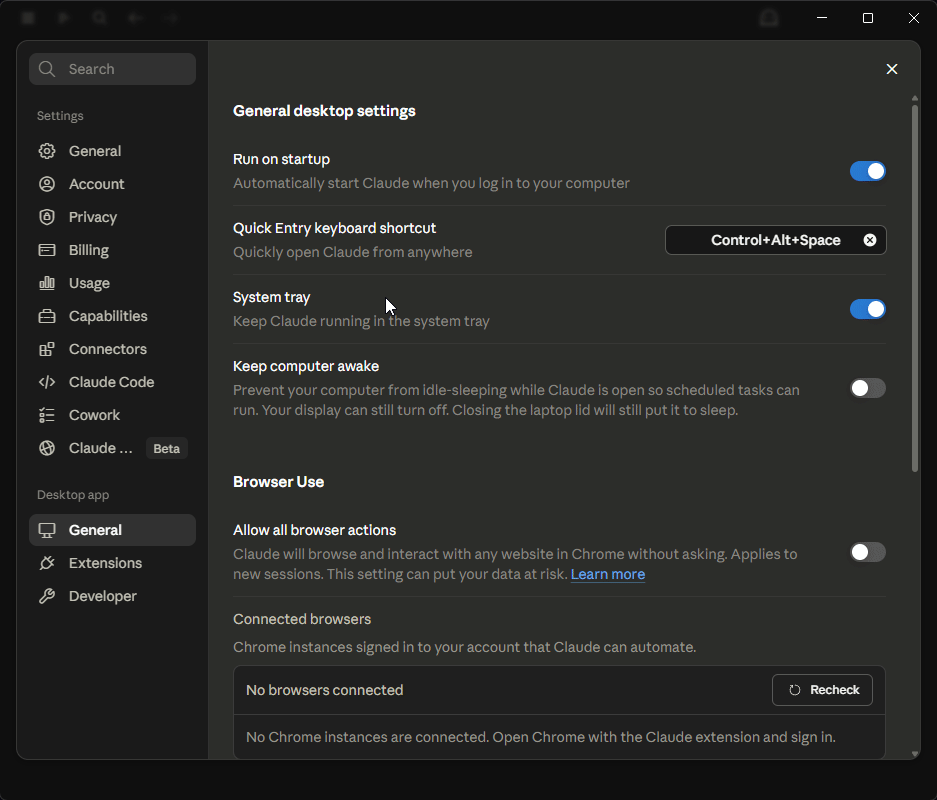 Checking the MCP Connector Pro bridge is running in Claude Desktop